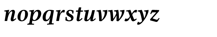 Dutch 811 Bold Italic Font LOWERCASE