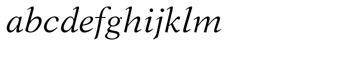 Dutch 823 Italic Font LOWERCASE