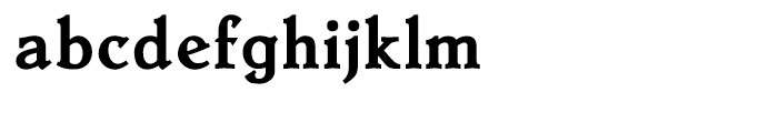 Dutch Mediaeval Book Bold Font LOWERCASE