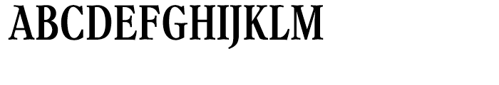 Dutch Mediaeval Condensed Bold Font UPPERCASE