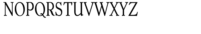 Dutch Mediaeval Condensed Font UPPERCASE