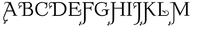 Dutch Mediaeval Initials Font UPPERCASE