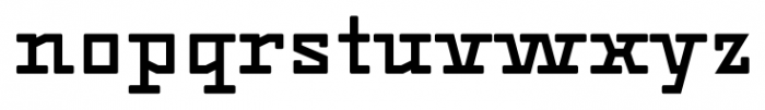 Dubster Bold Font LOWERCASE