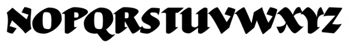 Ductus Black Font UPPERCASE