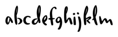 Duffy Script DemiBold Font LOWERCASE