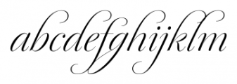 Dulcinea Regular Font LOWERCASE
