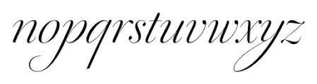Dulcinea Regular Font LOWERCASE