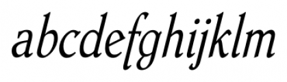 Dutch Mediaeval Cd Italic Font LOWERCASE