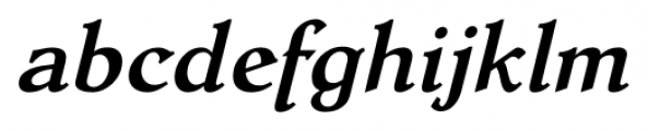 Dutch Mediaeval Pro Bold Italic Font LOWERCASE