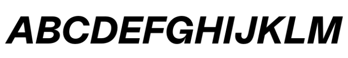 DuGrotesk Bold Italic Font UPPERCASE