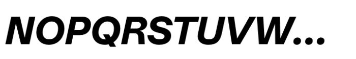DuGrotesk Bold Italic Font UPPERCASE