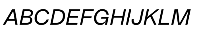 DuGrotesk Regular Italic Font UPPERCASE