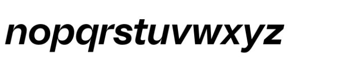 DuGrotesk Semi Bold Italic Font LOWERCASE