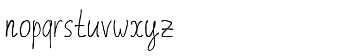 Duck Footprint Light Font LOWERCASE