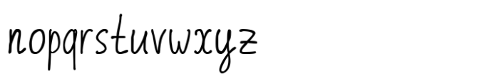 Duck Footprint Semi Bold Font LOWERCASE