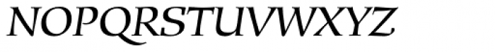 Duckweed Italic Font UPPERCASE