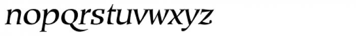 Duckweed Lx Italic Font LOWERCASE