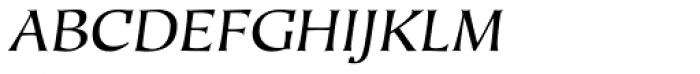 Duckweed Sans Italic Font UPPERCASE