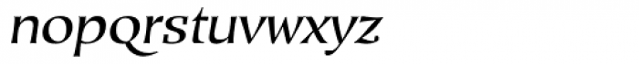 Duckweed Sans Lx Italic Font LOWERCASE