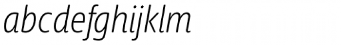 Duddy Light Italic Font LOWERCASE