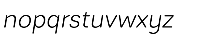 Dudek Light italic Round Font LOWERCASE
