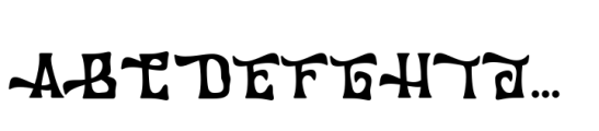 Dudlesway Regular Font UPPERCASE