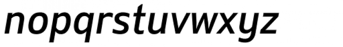 Due Medium Italic Font LOWERCASE