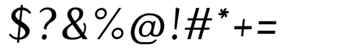 Dueblo Sans Regular Italic Font OTHER CHARS