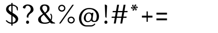 Dueblo Semi Serif Regular Font OTHER CHARS