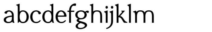 Dueblo Semi Serif Regular Font LOWERCASE