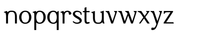 Dueblo Semi Serif Regular Font LOWERCASE