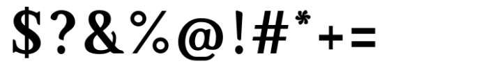 Dueblo Serif Medium Font OTHER CHARS