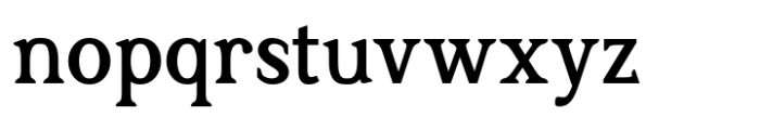 Dueblo Serif Medium Font LOWERCASE