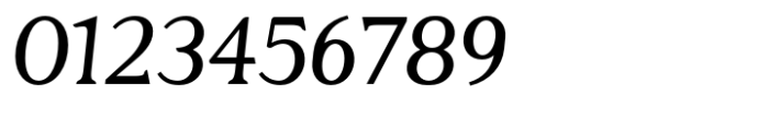 Dueblo Serif Regular Italic Font OTHER CHARS
