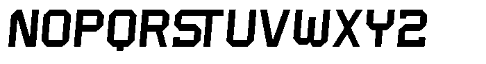 Dugout Italic Font UPPERCASE