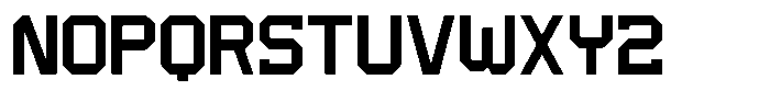 Dugout Regular Font LOWERCASE