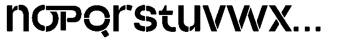 Duh Encok Bold Font LOWERCASE