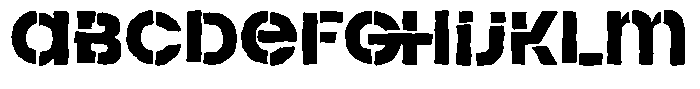 Duh Encok Distort Black FONT