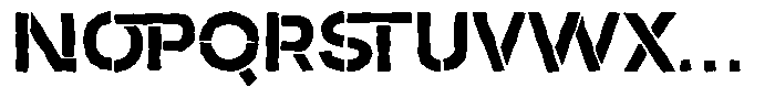 Duh Encok Distort Bold Font UPPERCASE