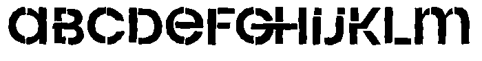 Duh Encok Distort Bold FONT