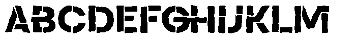 Duh Encok Distort Extra Bold Font UPPERCASE