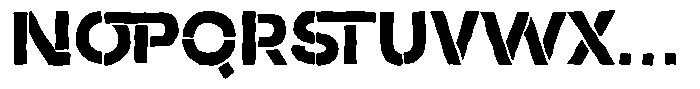Duh Encok Distort Extra Bold Font UPPERCASE
