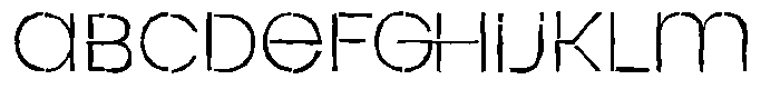 Duh Encok Distort Extra Light FONT