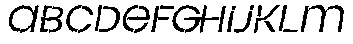 Duh Encok Distort Italic FONT