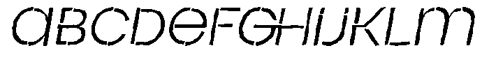 Duh Encok Distort Light Italic FONT