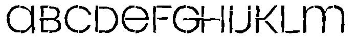 Duh Encok Distort Light FONT