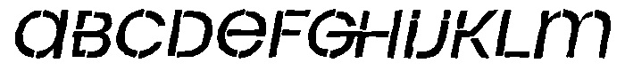 Duh Encok Distort Medium Italic FONT