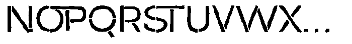 Duh Encok Distort Regular Font UPPERCASE