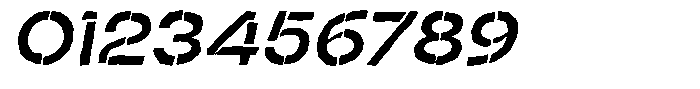 Duh Encok Distort Semi Bold Italic Font OTHER CHARS