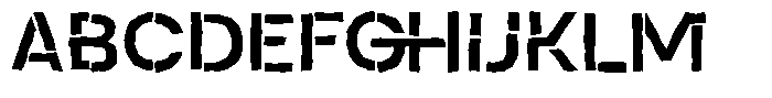Duh Encok Distort Semi Bold Font UPPERCASE